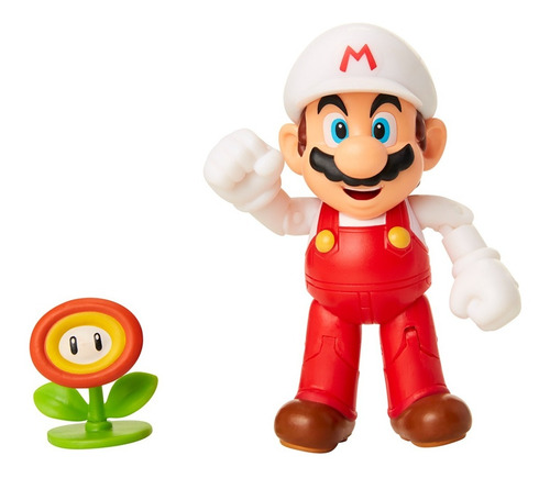 Imagem 2 de 4 de Mario Colecionável 4 Polegadas Boneco Super Mario Jakks