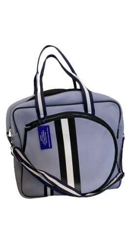 Bolsa Tenis Neopreno Azul Lona