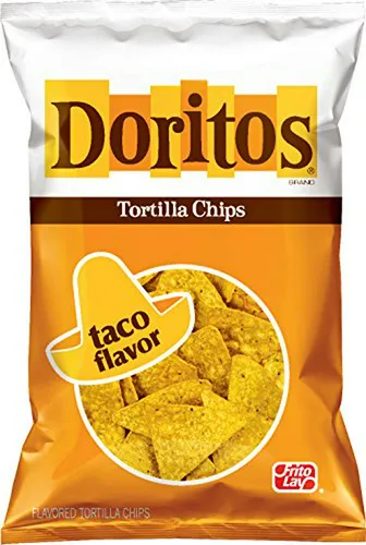 Doritos Sabor A Taco, Bolsa De 9.75 Onzas