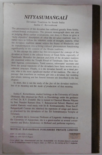 Nityasumangali: Devadasi Tradition In South India (Usado)