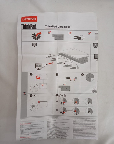 Dock Station Lenovo Thinkpad T470 Ultra Dock 170w