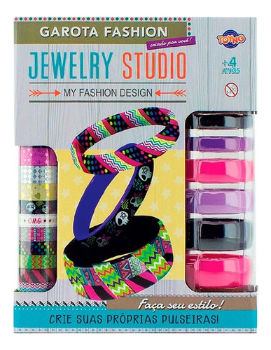 Kit De Pulseiras Jewery Studio Crie Sua Pulseira Toyng 41469