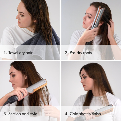Plancha De Pelo Dyson Airstrait Bundle Wet To Dry