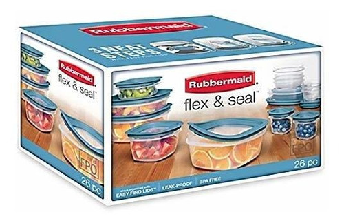 Rubbermaid 26 Piece Flex & Seal Con Tapas