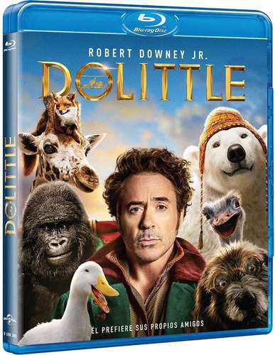 Dolittle Blu Ray Robert Downey Jr Película Nuevo