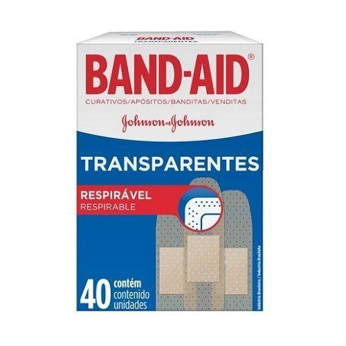 Curitas Band Aid Transparente 40x30 Unidades