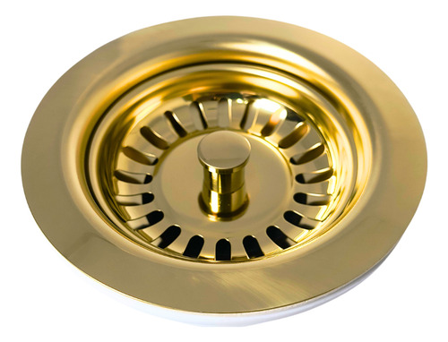Torneira C/ Bico Extensor Dourado Ouro C/ Ralo De Pia Ouro
