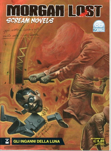 Gibi Morgan Lost Scream Novels - Em Italiano - Sergio Bonelli Editore - Capa Mole - Formato 17 X 23 - Bonellihq I23
