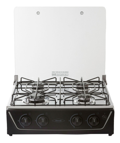 Estufa De Mesa Avellana V Gas Natural Negra Haceb