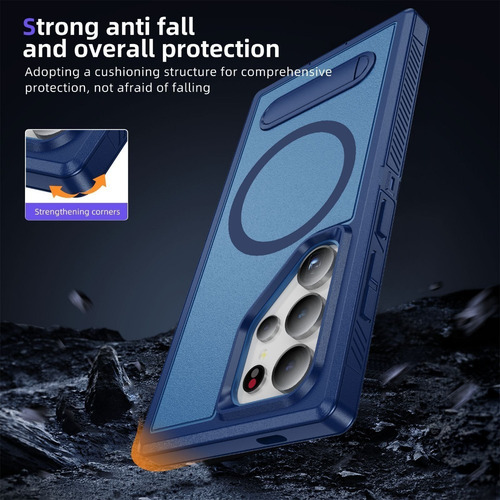 Funda De Tpu Protector Con Soporte Antishock Case Color