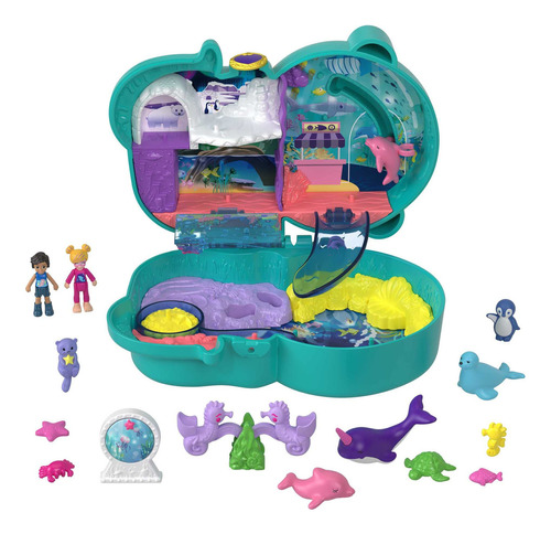 Acuario Compacto Polly Pocket Muñecas Micro Polly Y Nicolas