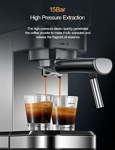 Cafetera Espresso Con Espumador De Leche Yabano