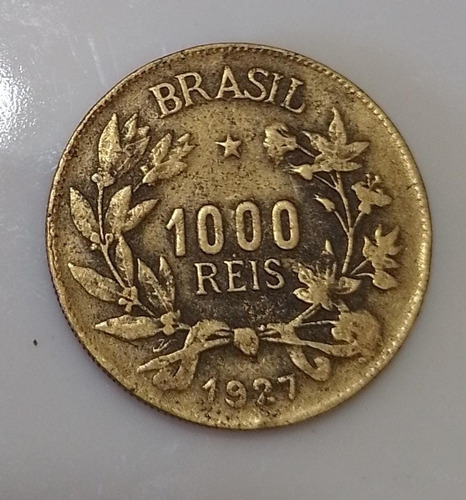 Moeda 1000 Reis 1927 - S1179