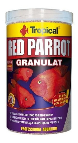 Alimento Red Parrot Granuat P/pez Cichlidae 100g Tropical