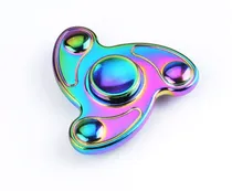 Comprar Arco Iris Tri Fidget Mano Spinner Triángulo Torqbar Dedo Jug