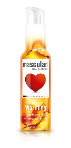 Imagen 1 de 1 de Gel Lubricante Íntimo Efecto De Calor - Masculan Warming