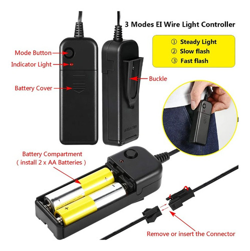 Pack 2 Mascara Con Luces Led Neón Purga Halloween Eventos