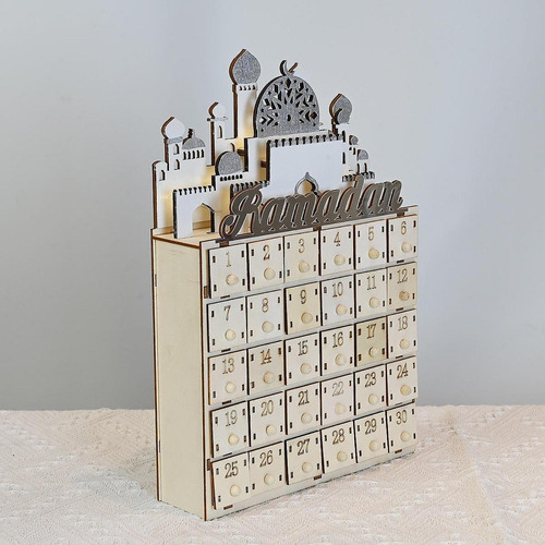 Calendario De Adviento De Ramadán Led, Decoración De Eid