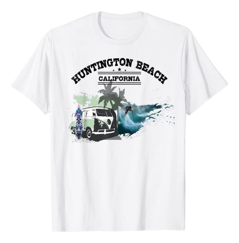 Camiseta De Playa Para Camping Y Windsurf En Huntington