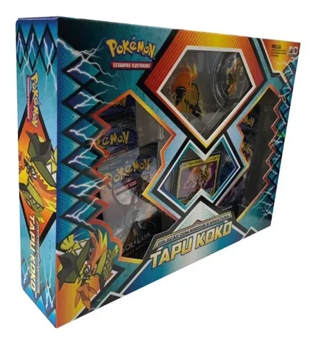 POKEMON BOX TAPU KOKO MINIATURA + BROCHE PRE VENDA, Pokemon