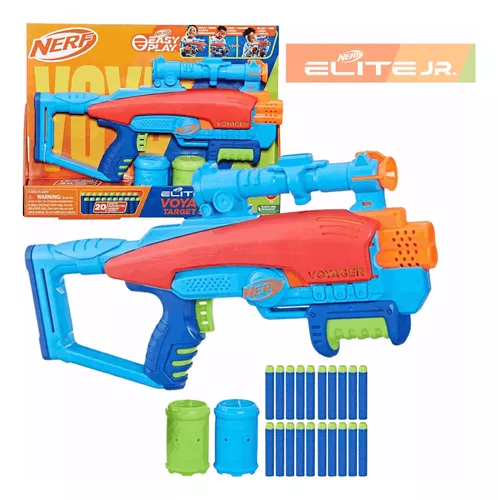 DESAFIO TIRO AO ALVO COM NERF DE ELITE ☆ BATALHA ÉPICA ☆ 