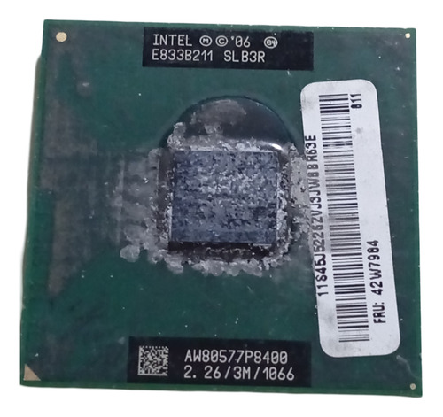 Intel Core 2 Duo P8400 Slb3r 3m 2.4 1066 Socket P 478-pin (Reacondicionado)