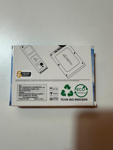 Ssd M2 Nvme Sstc Oceanic Whitetip Max-iii Gen 4 512 Gb Negro