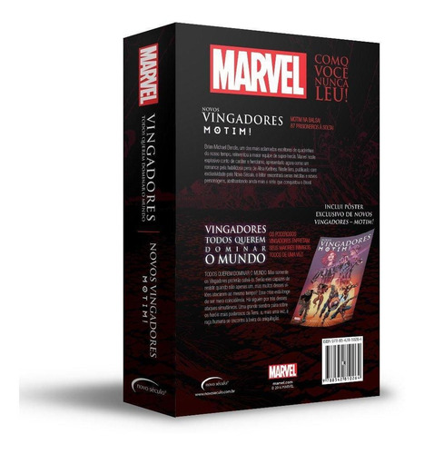 Box - Marvel Novos Vingadores - Acompanha Pôster