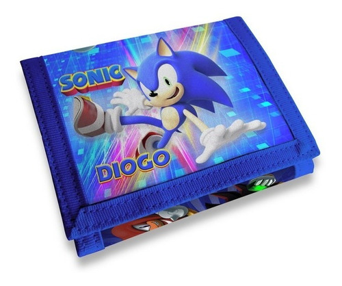 Carteira Infantil Sonic