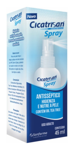 Kit 4 Antissepticos Spray Melhor Cicatrizante P/ Machucados