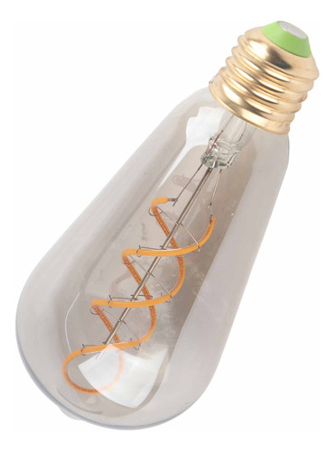 Bombilla Vintage Regulable St64 Con Filamento Led Cálido De