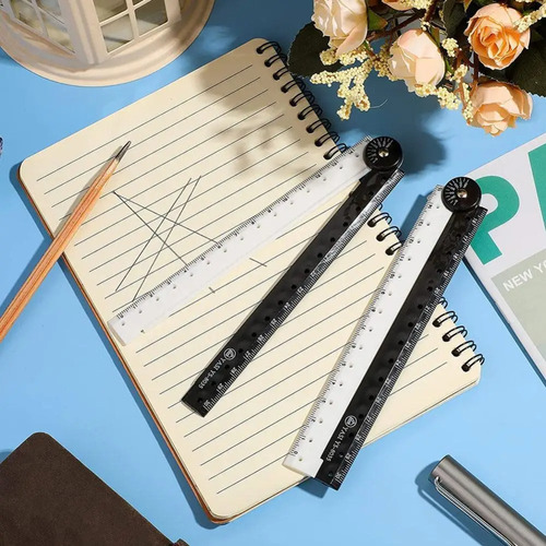 Regla Plegable De Plástico Para Papelería De Escuela Primari