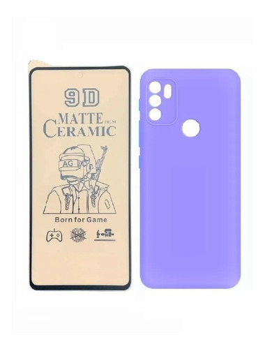 Estuche Forro Silicone Case Para Motorola G71 + Cerámico