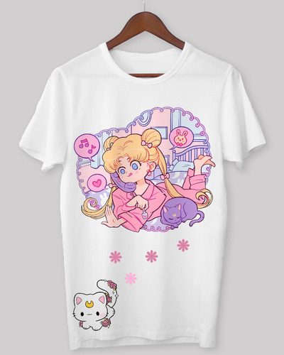 Remera Adulto, Sailor Moon, Aesthetic Kawaii #144