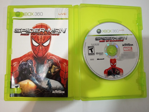 Spiderman Web Of Shadows Xbox 360 Impecable De Coleccion (Usado)