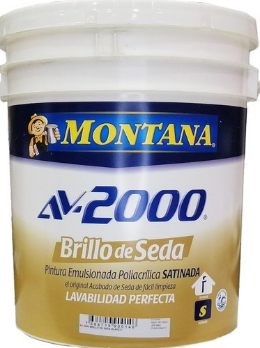 Brillo De Seda Blanco Montana. Cuñete