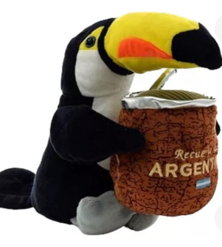 Peluche Tucán C/ Mate 20cm Ave Pajaro Suave Phi Phi Toys