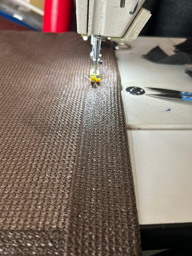 Malla Sombra Rashel 90% 8x10 Reforzada Lista Para Colocar Chocolate