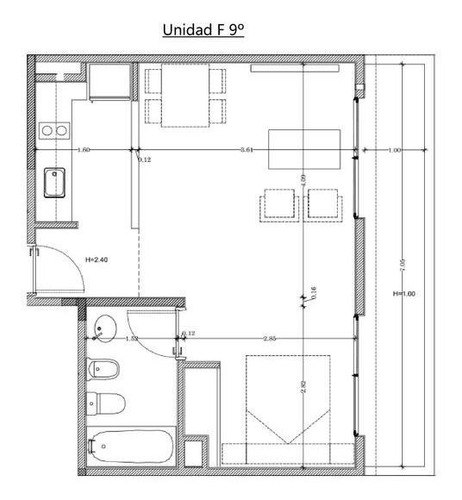 Departamento En Venta Colegiales 2 Ambientes