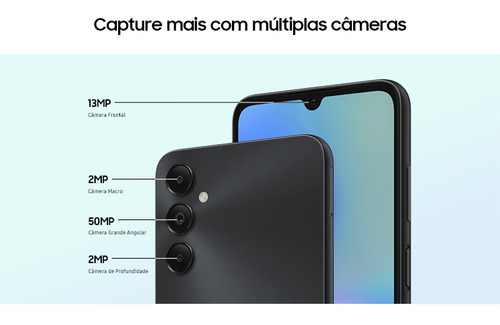 Samsung Galaxy A05s 128 GB Dual SIM Tela Infinita de 6,7'' Cor Prata 6 GB RAM - Excelente (Recondicionado)
