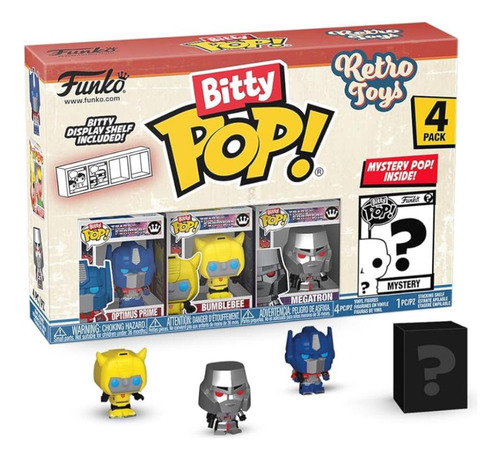 Funko Bitty Pop! Retro Toys - Transformers 4 Pack
