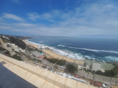 Departamento Con Gran Terraza Y Vista Al Mar En Reñaca