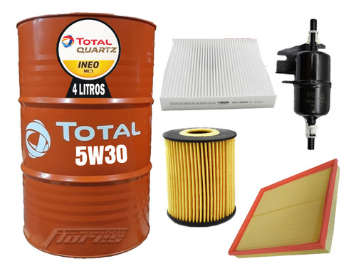 Cambio Aceite 5w30 4l + Kit Filtros Fiat Cronos 1.8 E-torq
