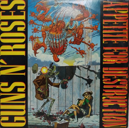 Guns N' Roses  Appetite For Destruction Lp Brasil , Insert