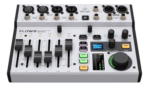 Imagen 1 de 5 de Behringer Flow 8 Mezcladora Digital 8 Canales Bluetooth