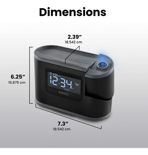 Recharged Alarm Clock & Sound Machine | Temperature Sensor,