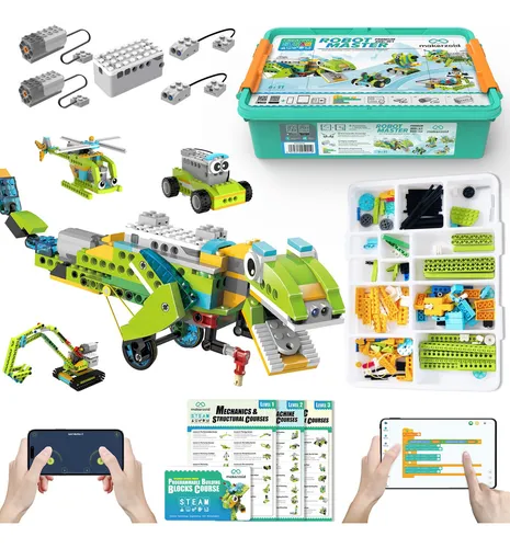 Kit De Robot De Codificación Para Niños A Partir De 6 Años Color Verde