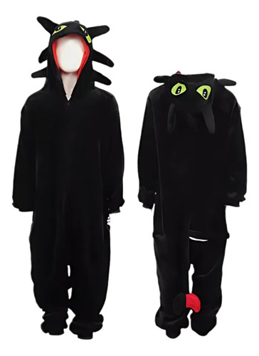Pijama Mameluco Dinosaurio Chimuelo Cosplay Disfraz Unisex