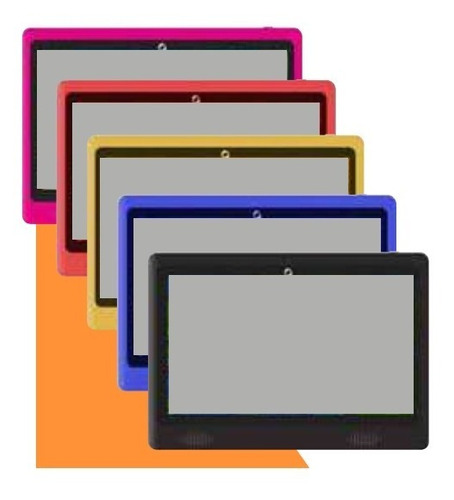 Imagen 4 de 9 de Tablet Para Niños +silicona+reloj+stickers+juegos De Regalo