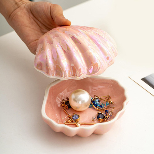 Caja De Joyería Exhibición De Joyas Organizador Rosa